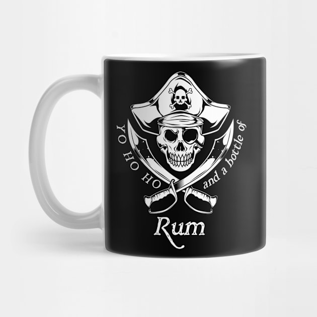 Yo Ho Ho and a bottle of rum by Modern Medieval Design